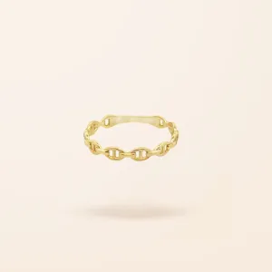 10K Gold Mariner Link Ring