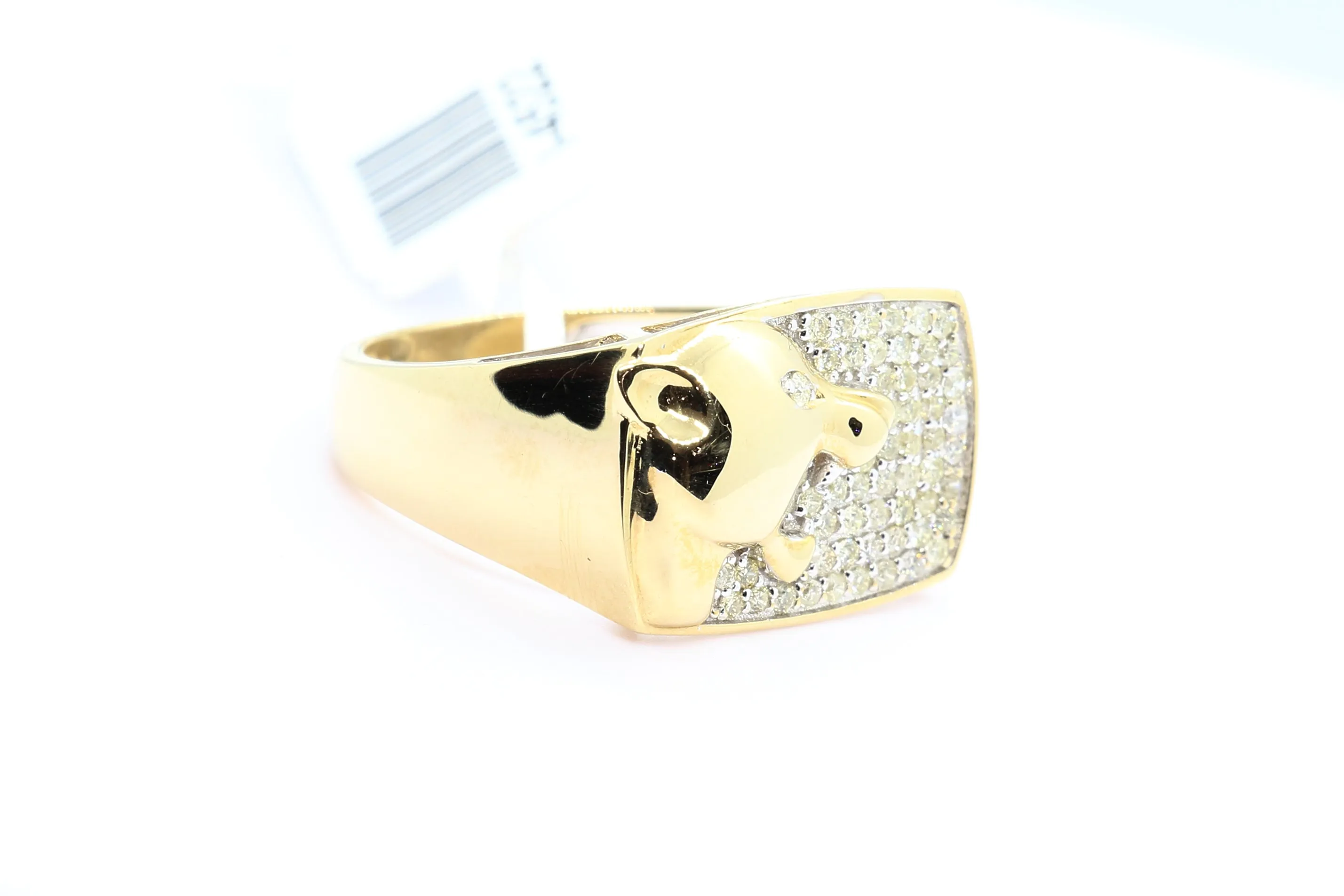 10K Yellow Gold Panther Ring