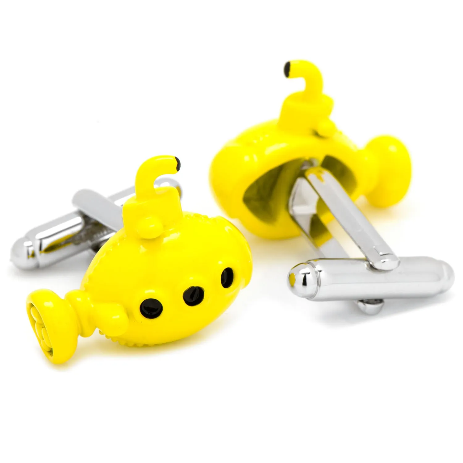 3D Yellow Submarine Cufflinks