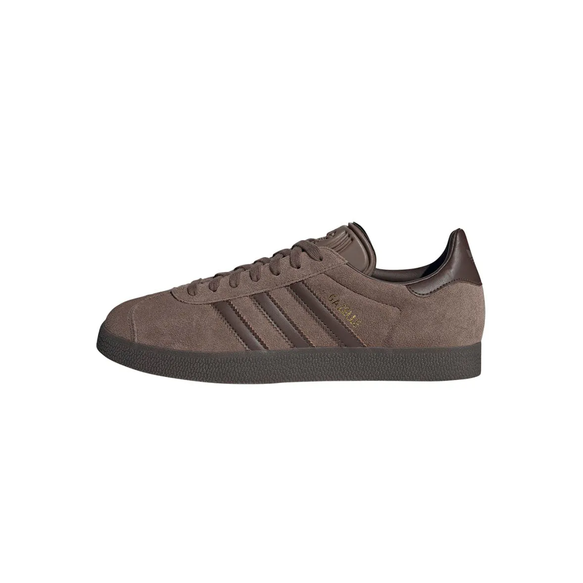 Mens Classic Brown Adidas Gazelle Sneakers - Suede Comfort & Retro Style