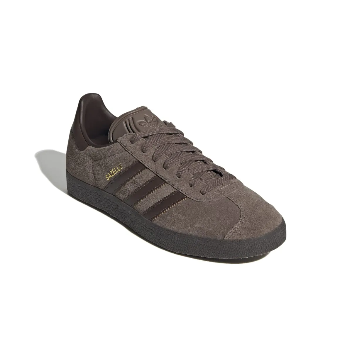 Mens Classic Brown Adidas Gazelle Sneakers - Suede Comfort & Retro Style