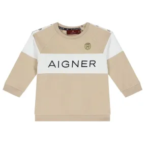 Aginer Sweater Logolight Brown