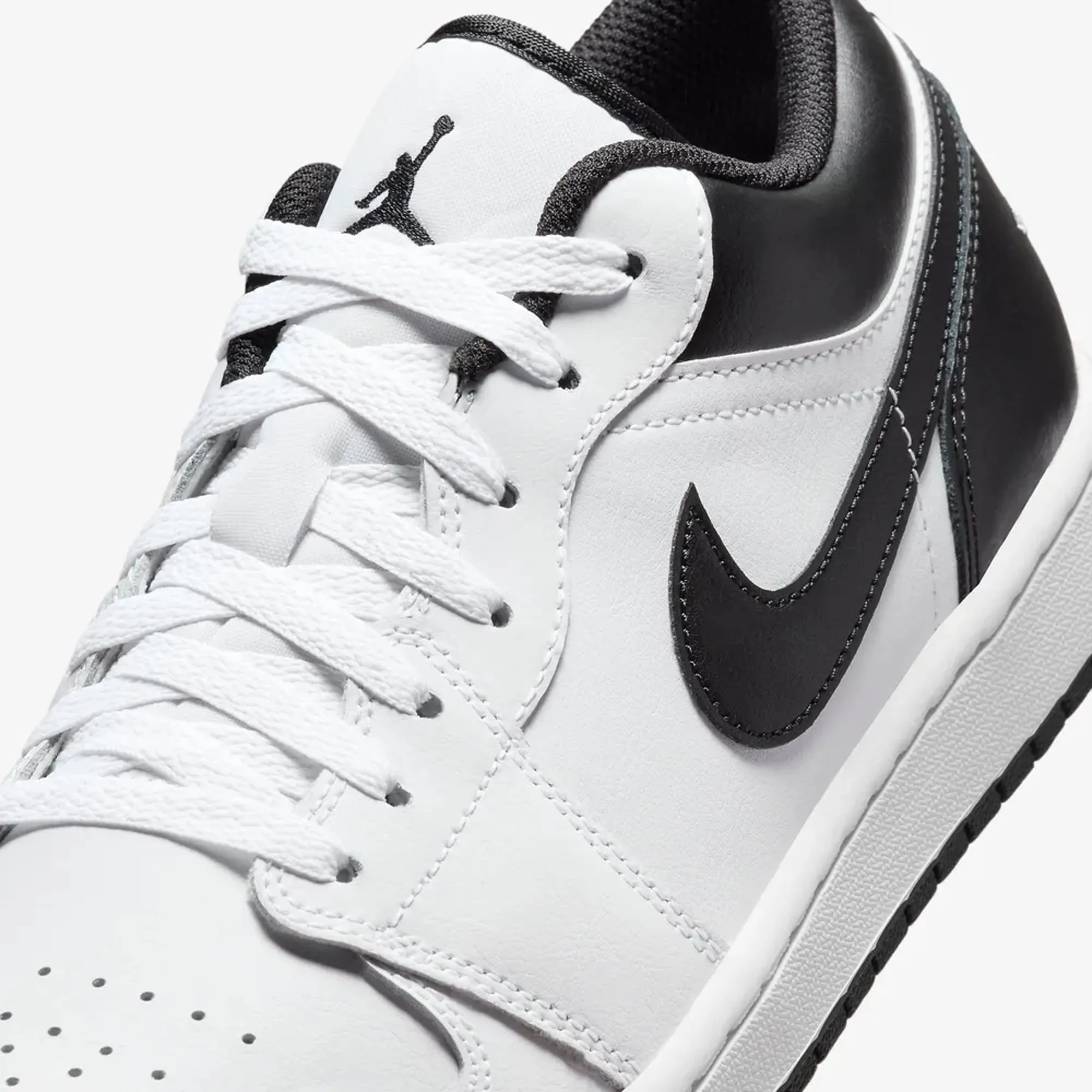 AIR JORDAN 1 LOW 'WHITE/BLACK-WHITE'