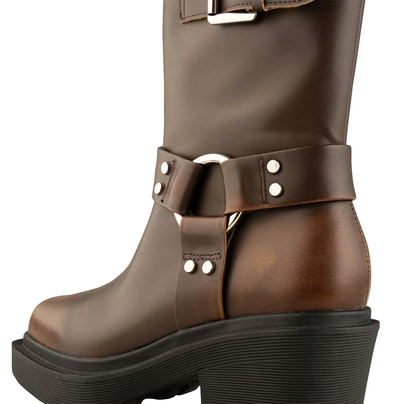 Amina Biker - Dark Brown