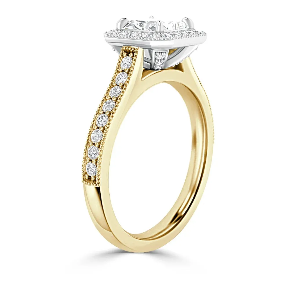 Angelica - 18ct Yellow Gold - Asscher