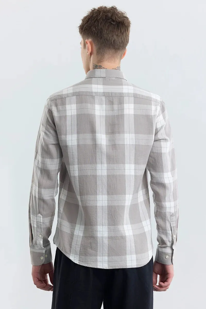 Arianna Grey Check Shirt