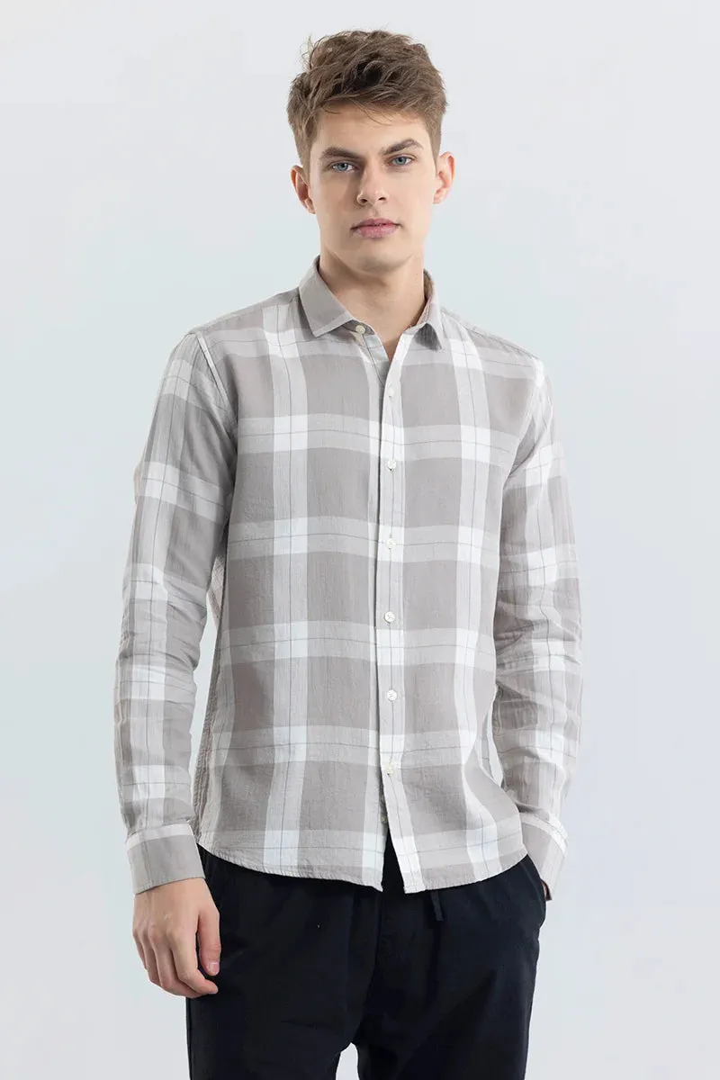 Arianna Grey Check Shirt