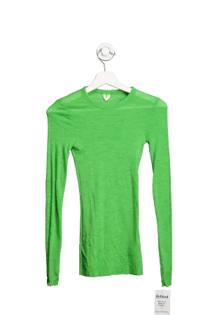 Arket Green Long Sleeve Top UK S