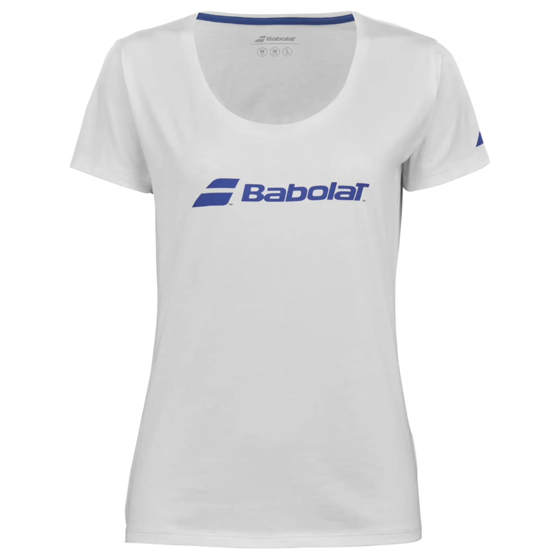 Babolat Exercise Girl Tee 1000 - White/White