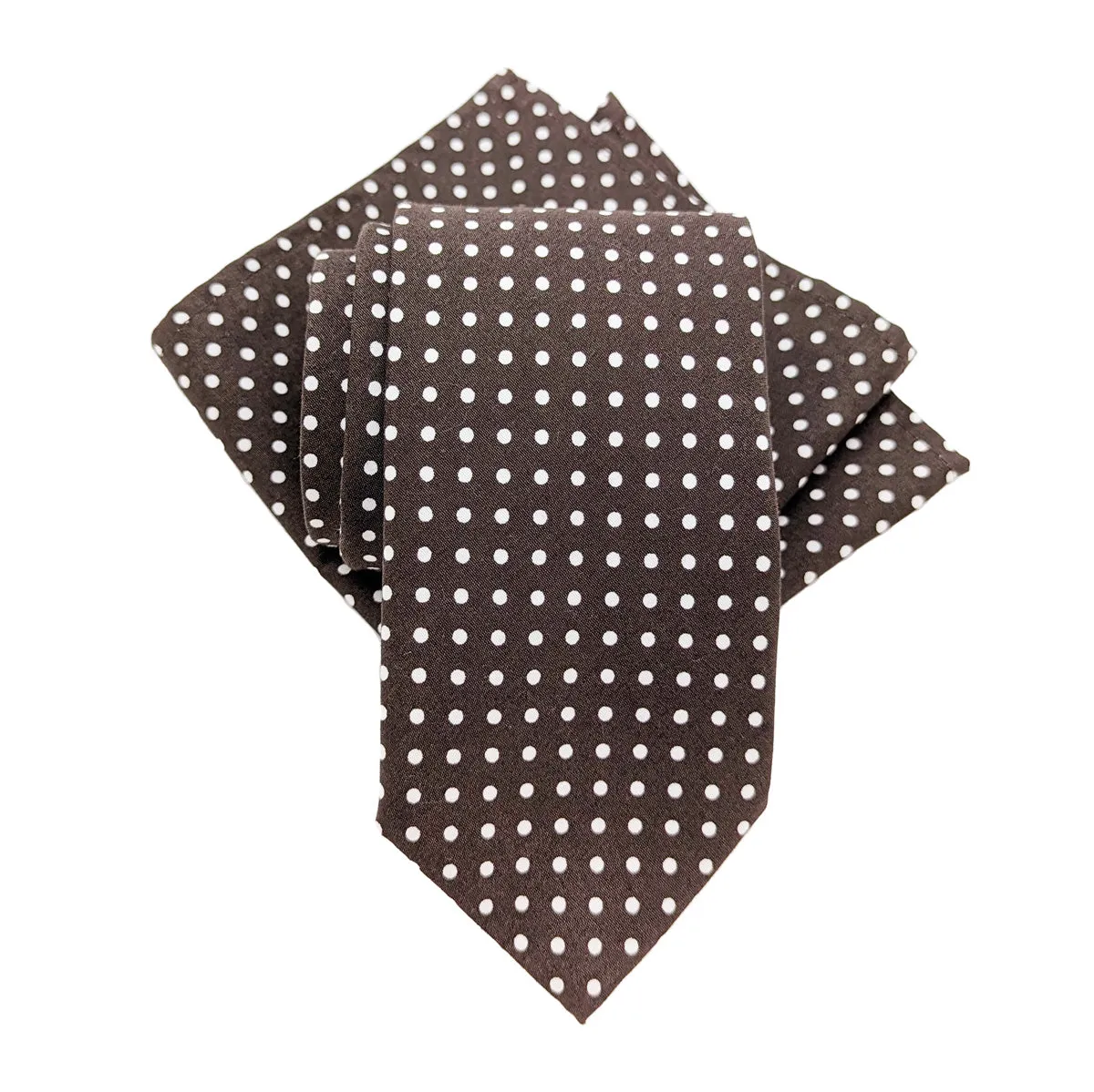 Brown Spot Pocket Square