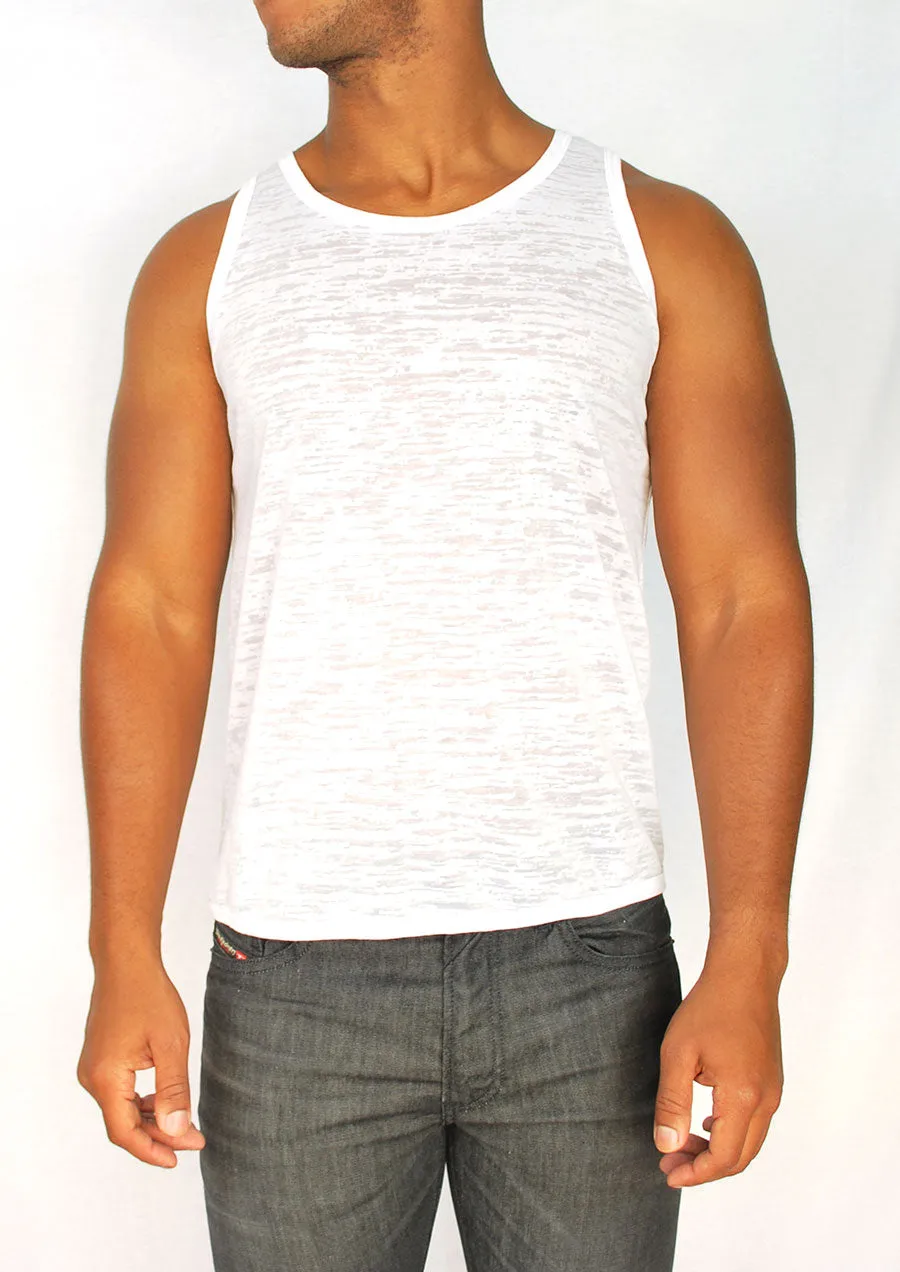 Burnout Tank (White)