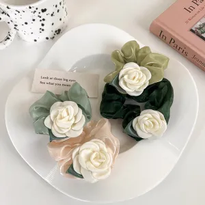 Camellia Scrunchies