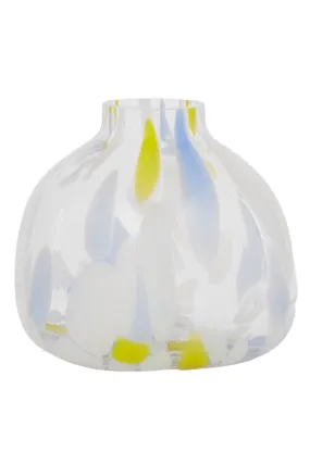 Carnivale Vase, Blue   Yellow