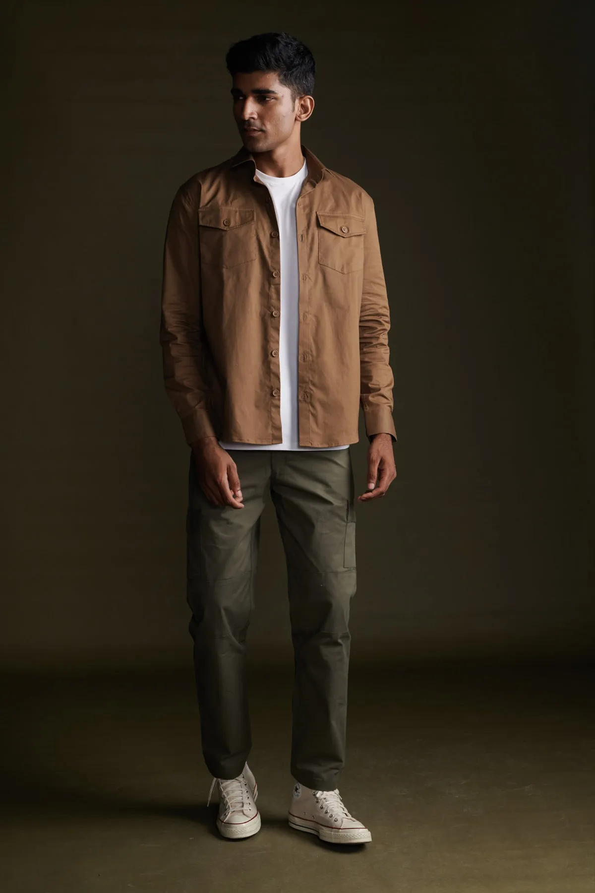 Clay Brown Overshirt