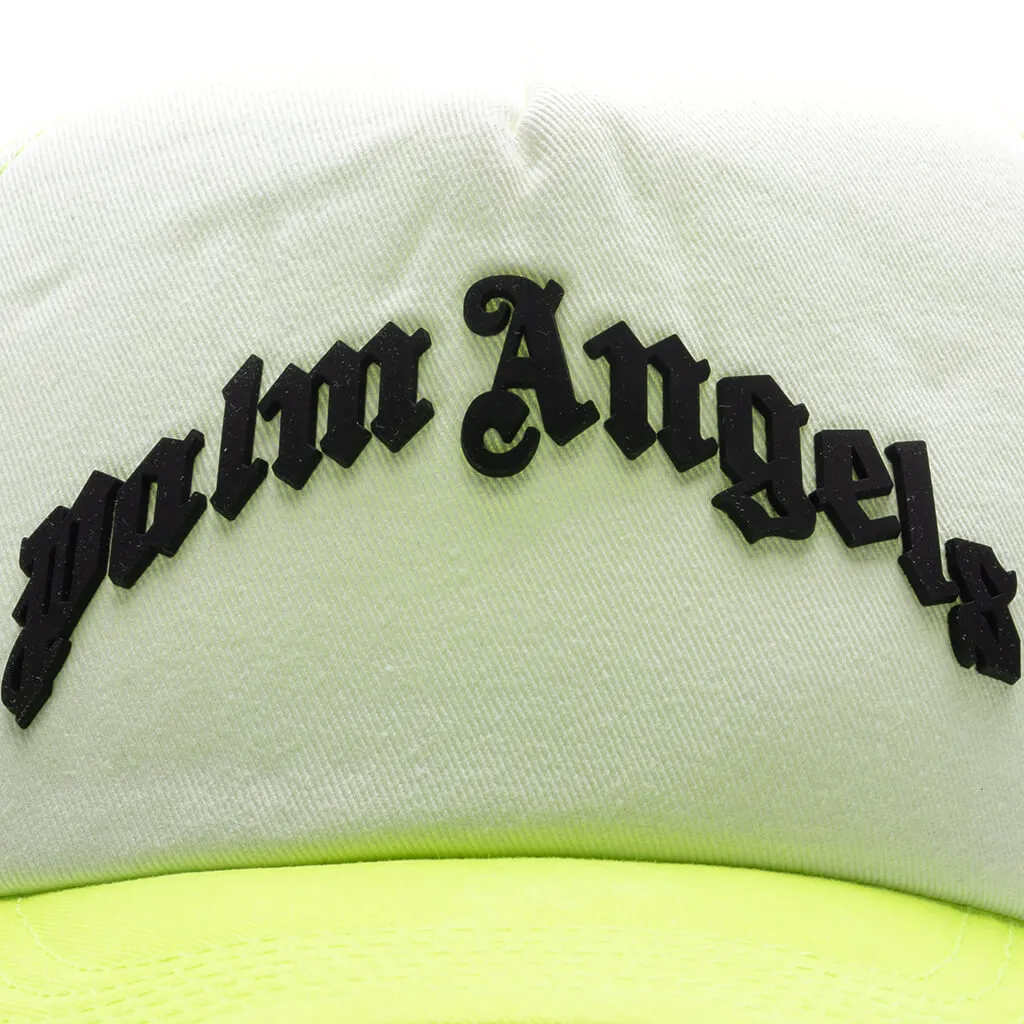 Curved Logo Trucker - Yellow/Flu