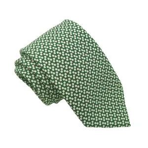 Dark Green Dotty Wedding Tie