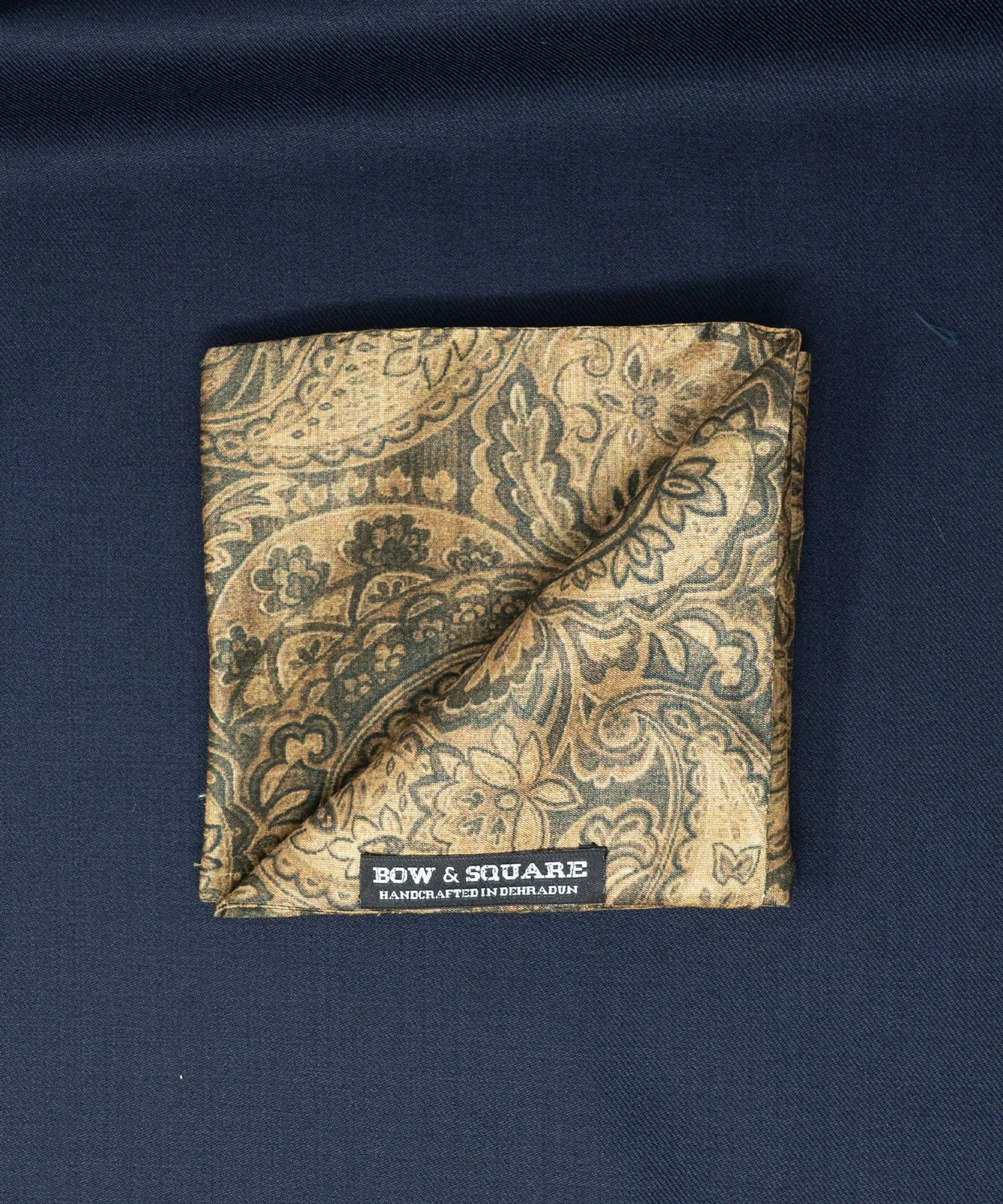 Dull Brown Pocket Square