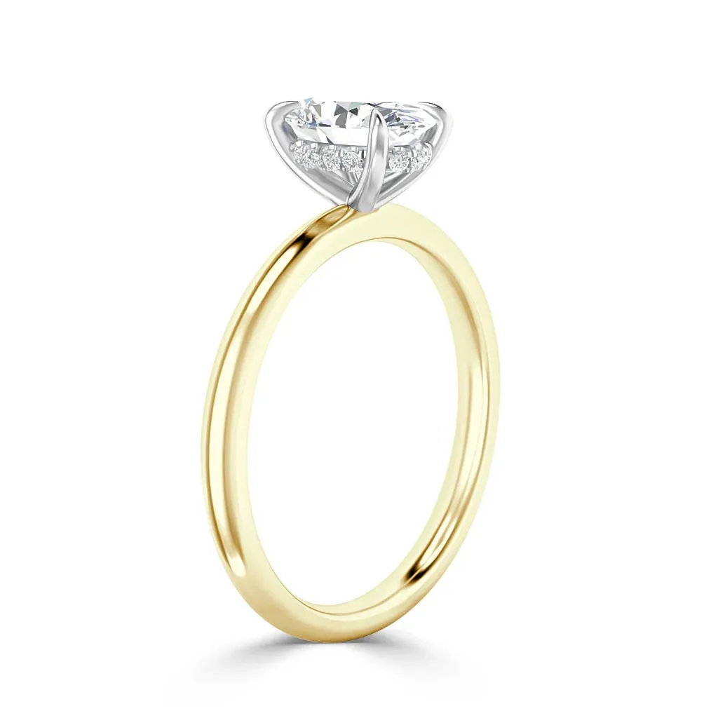 Elaine  - 18ct Yellow Gold - Oval