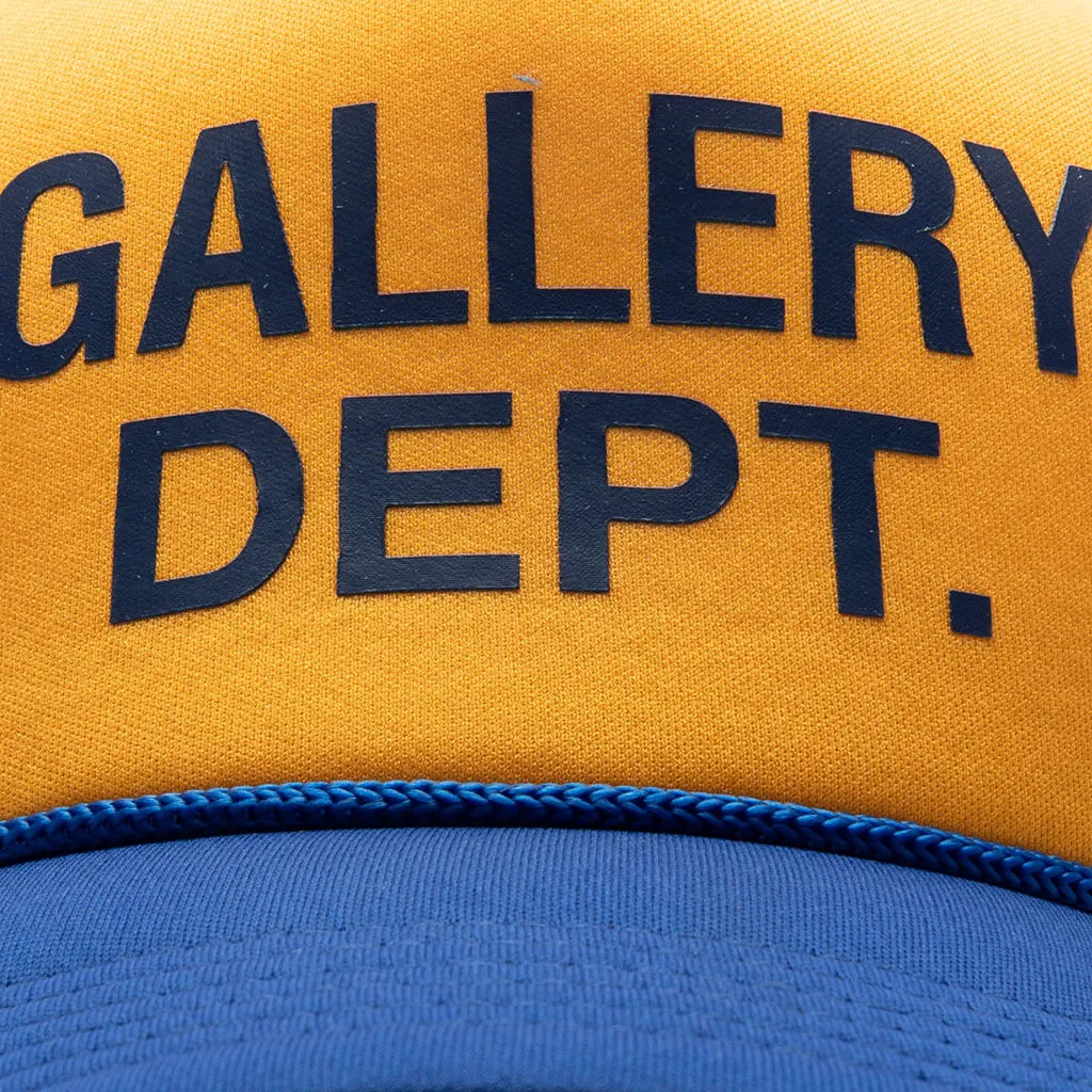 GD Logo Trucker - Yellow/Navy