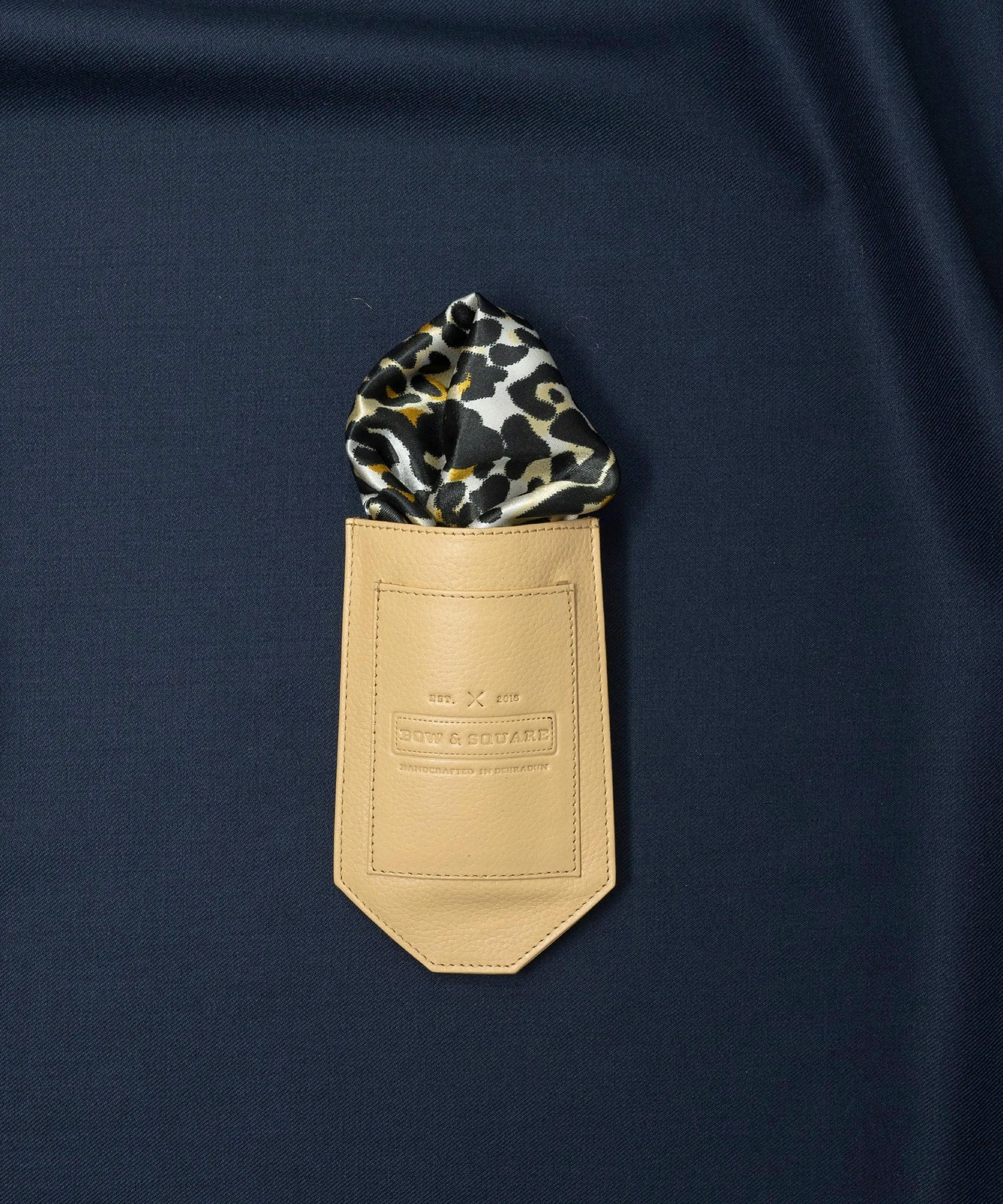 Golden Brown Pocket Square