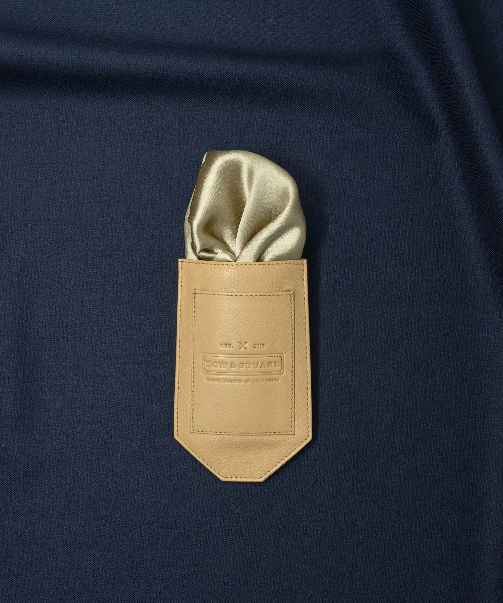 Golden Brown Pocket Square