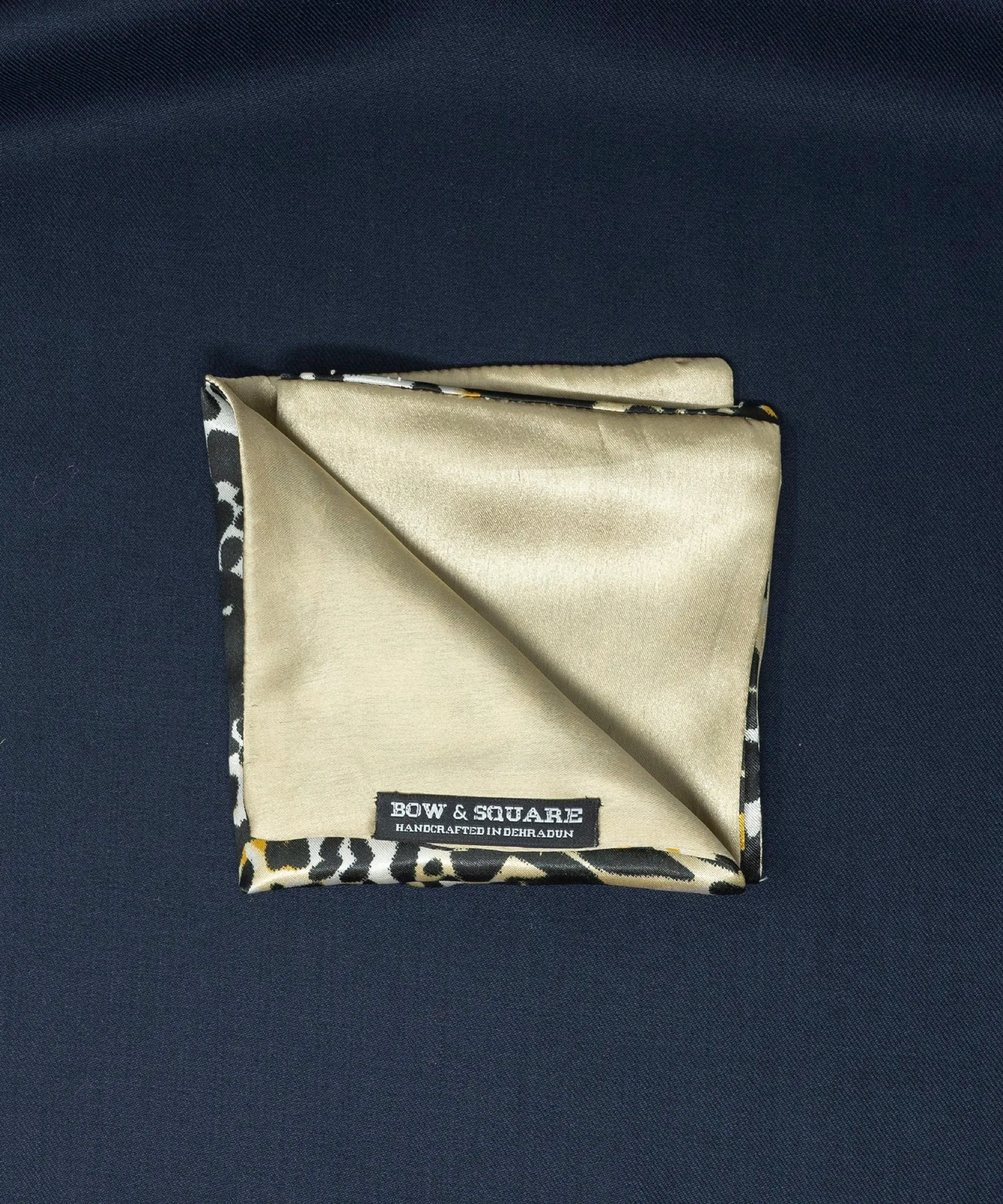 Golden Brown Pocket Square