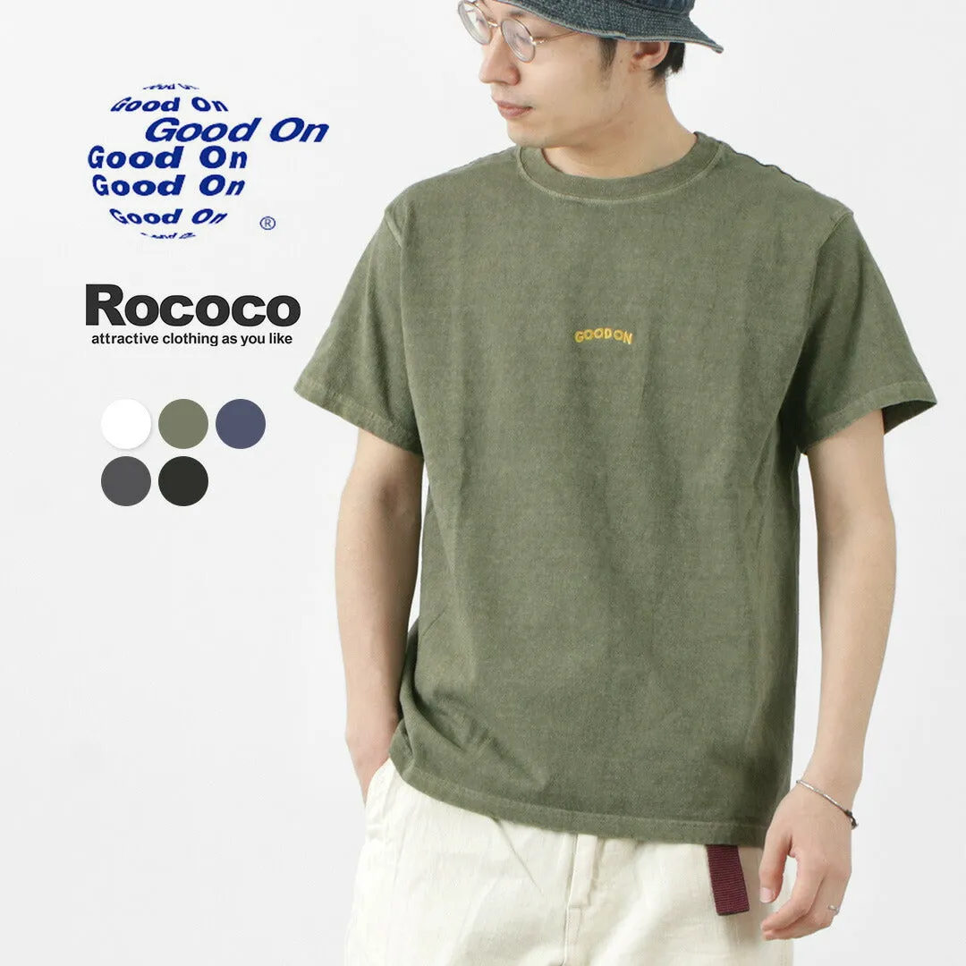 GOOD ON / GOOD ON Arch Logo Embroidery T-shirt