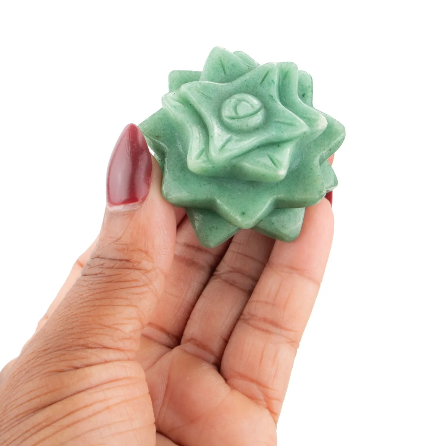 Green Aventurine Lotus