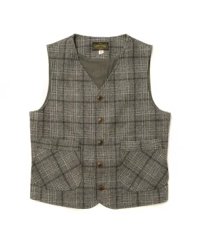 Grey Check Waistcoat