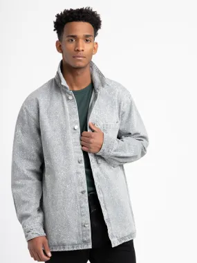 Grey Denim Overshirt