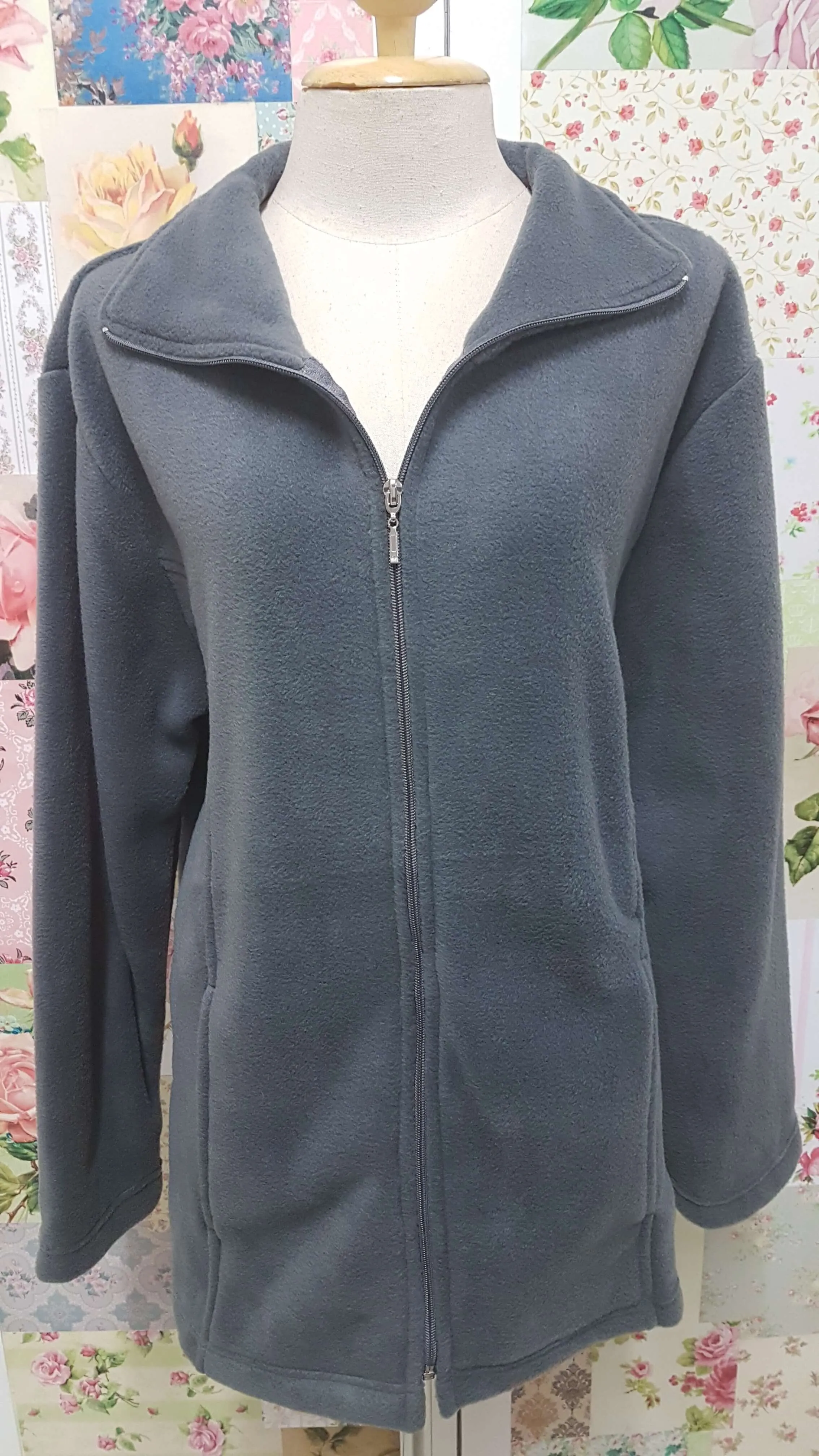 Grey Fleece Jacket AC049