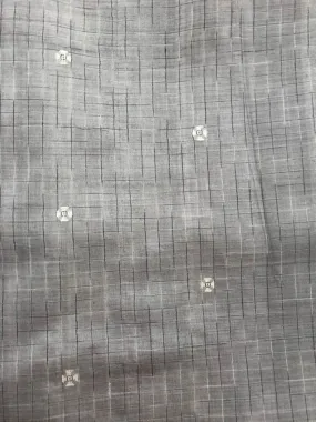 Grey Tussar Silk