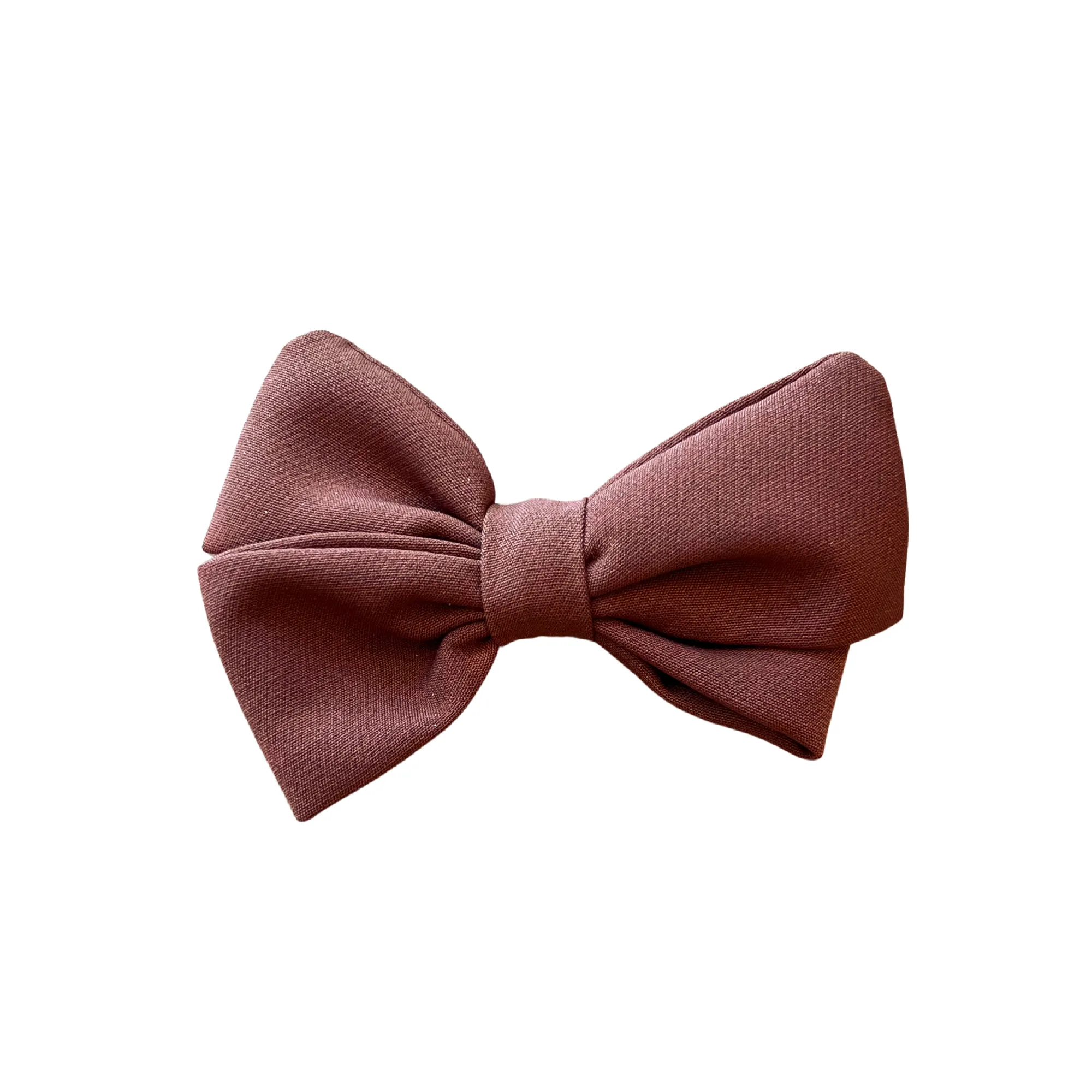 Hairclip bow - brown