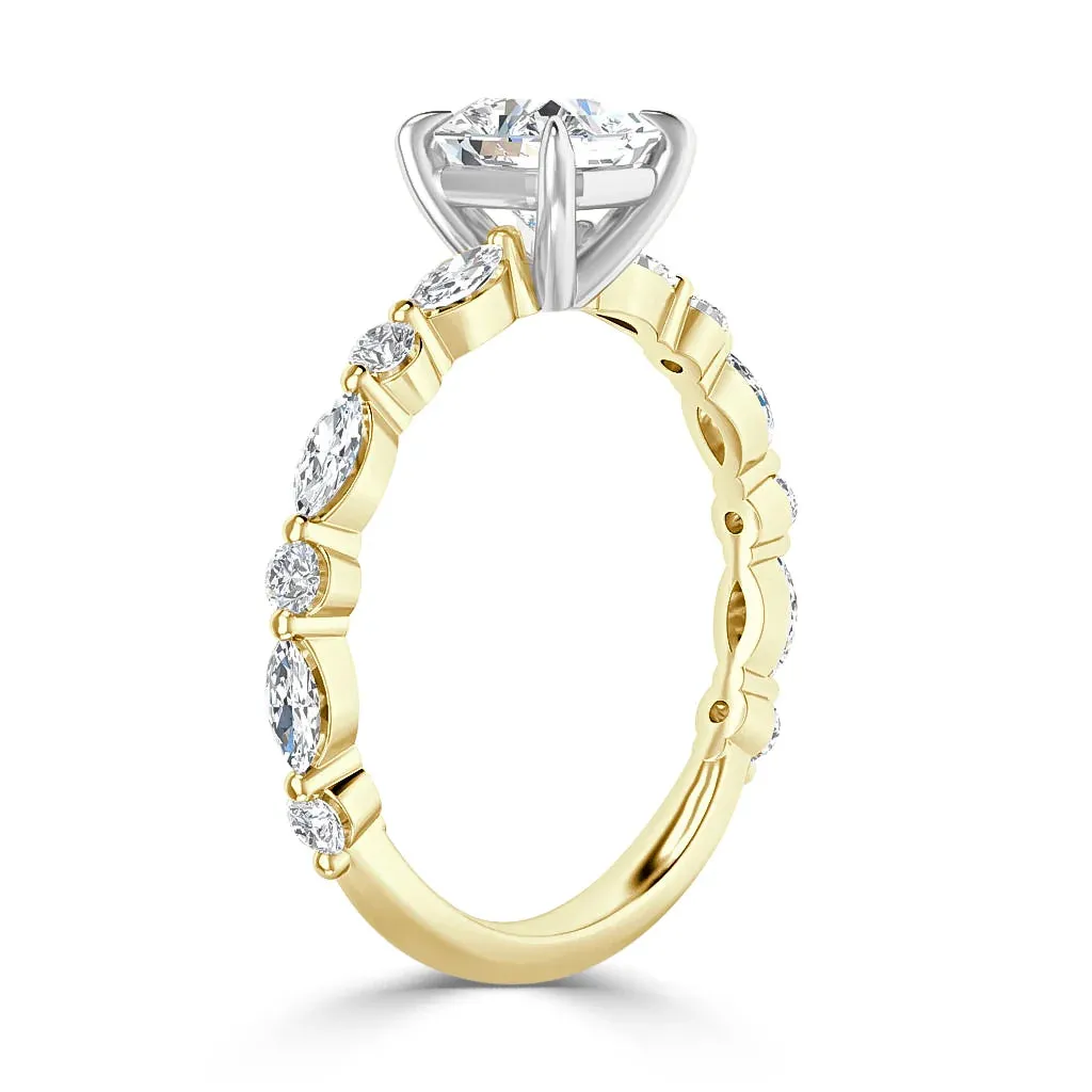 Katerina - 18ct Yellow Gold - Radiant