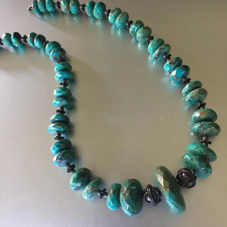 Kiera Green Turquoise Necklace