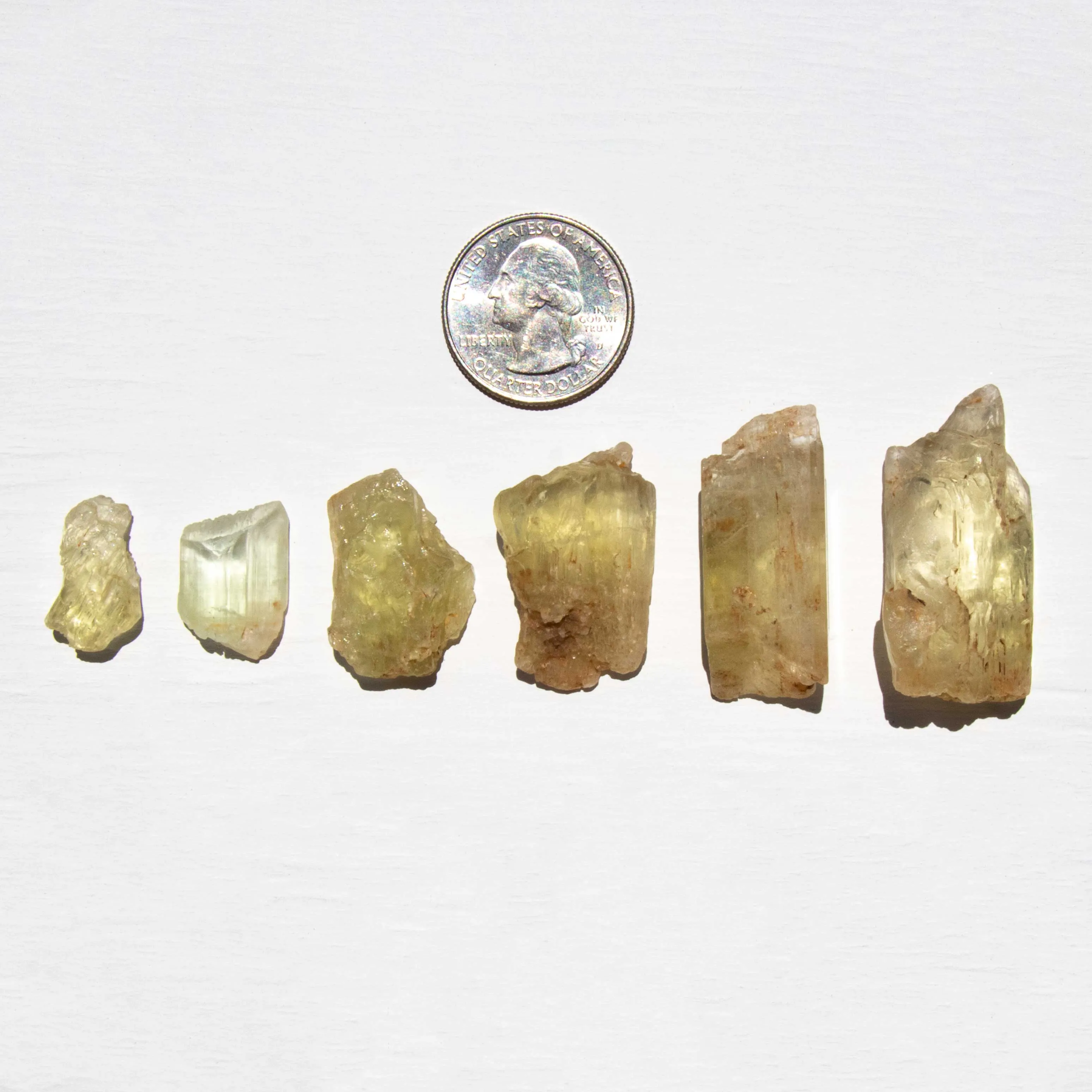 Kunzite - Yellow, Raw Stones