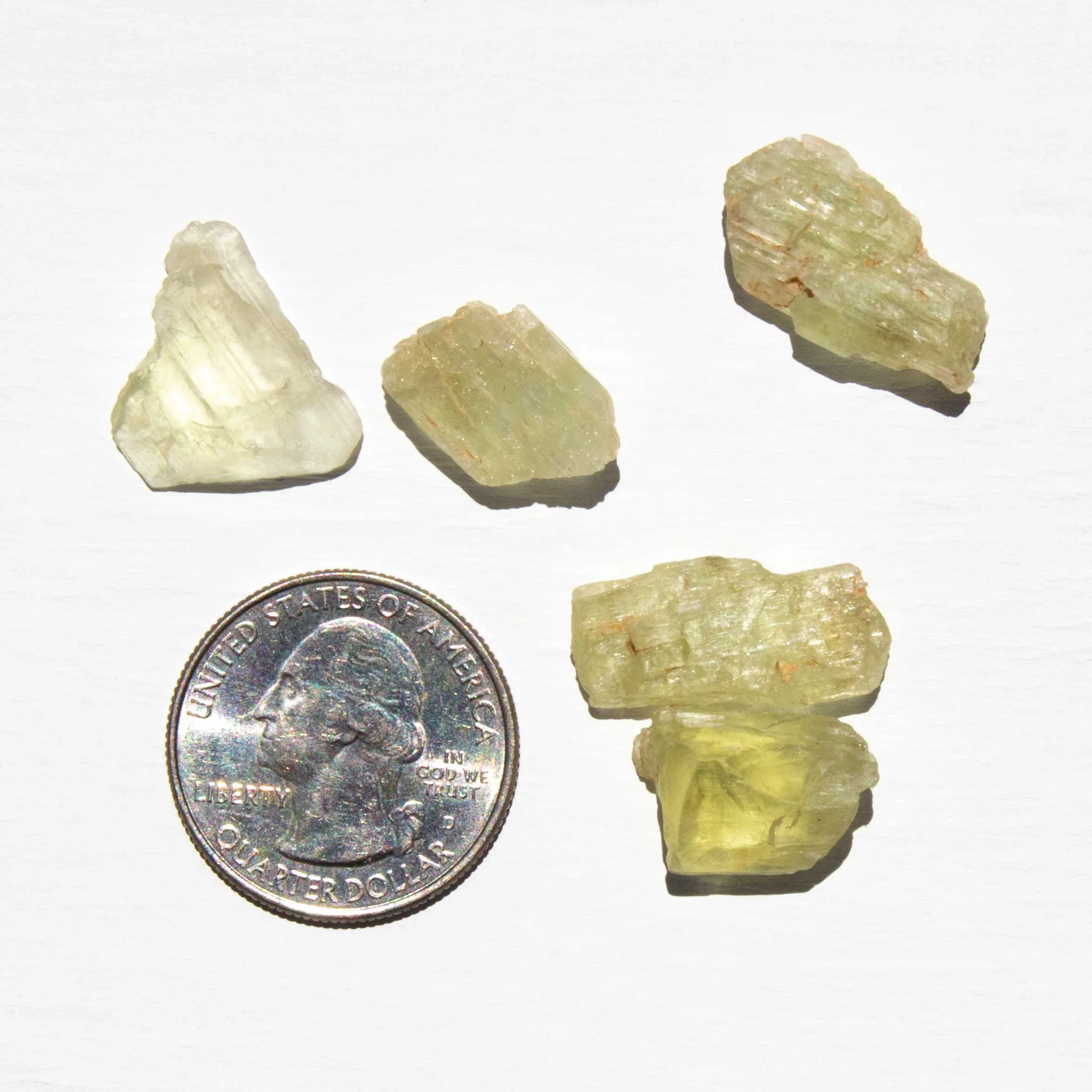 Kunzite - Yellow, Raw Stones