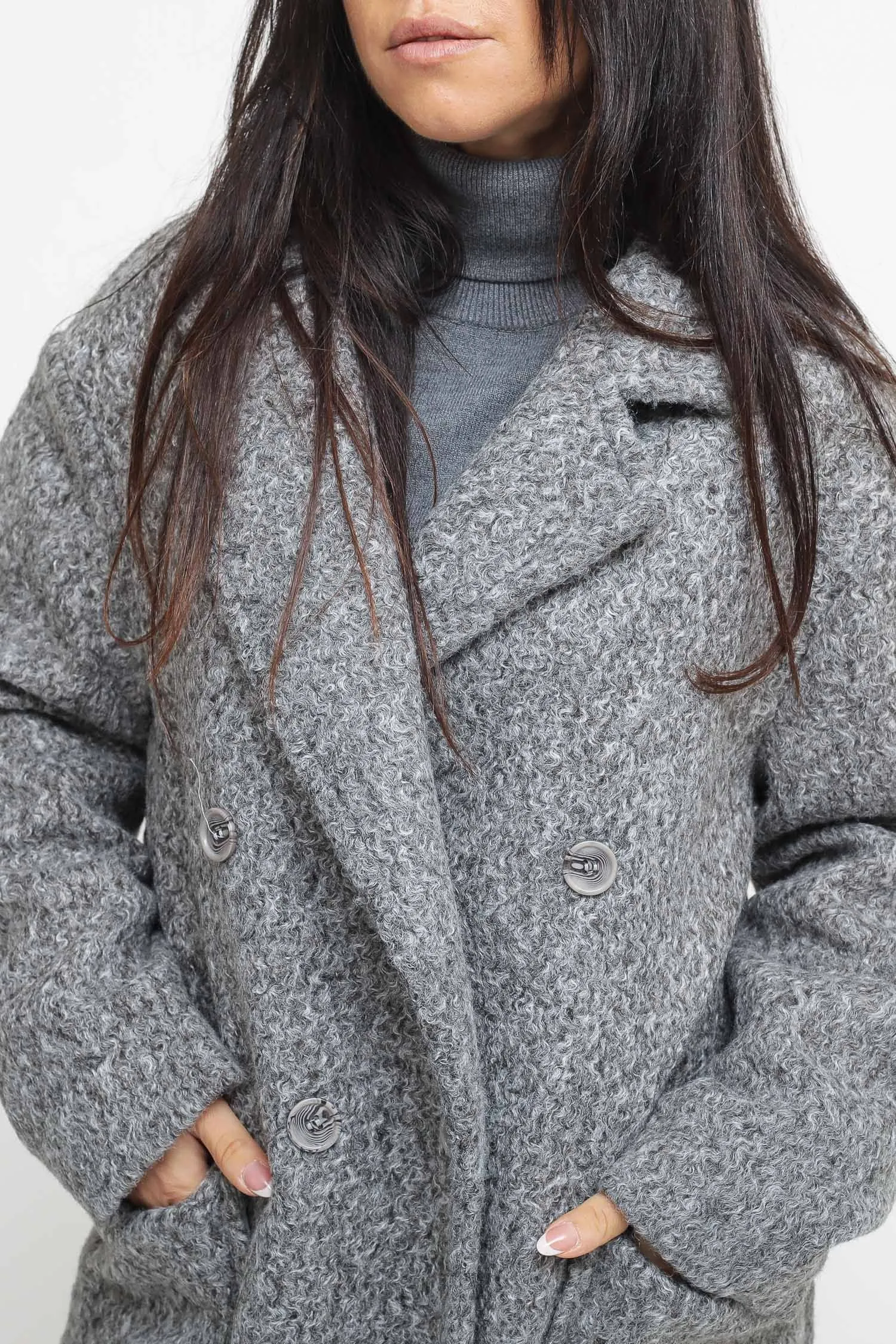 Ladies Coat - Grey Marl