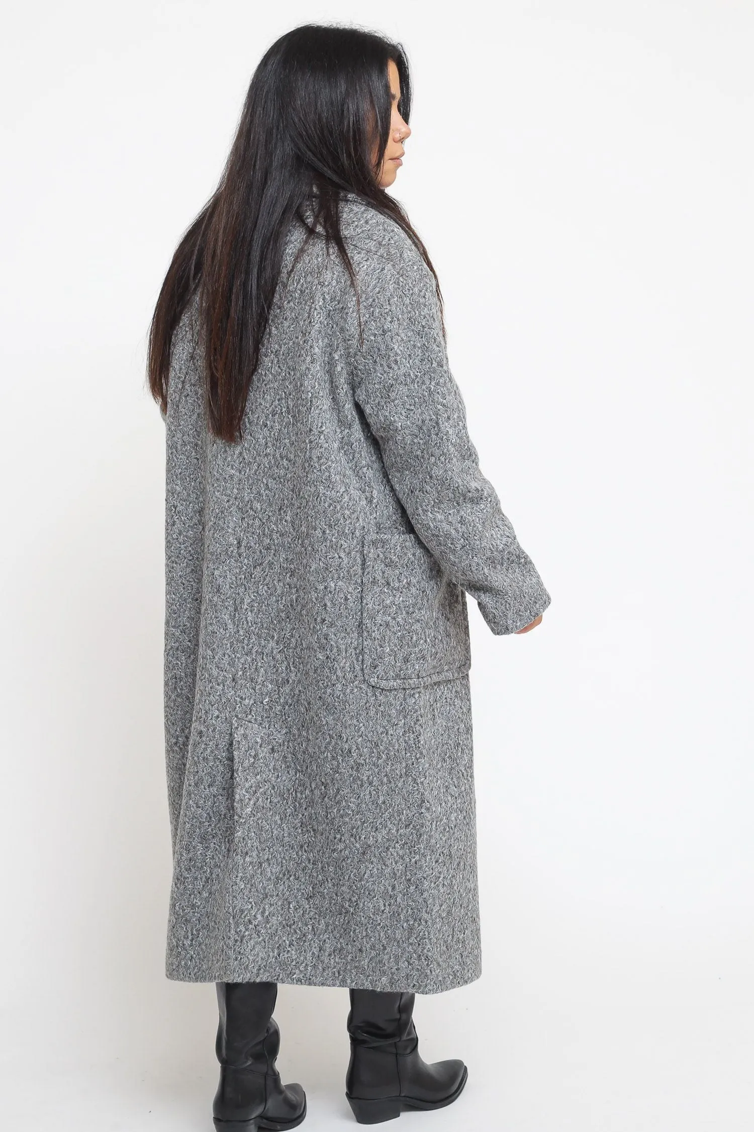 Ladies Coat - Grey Marl