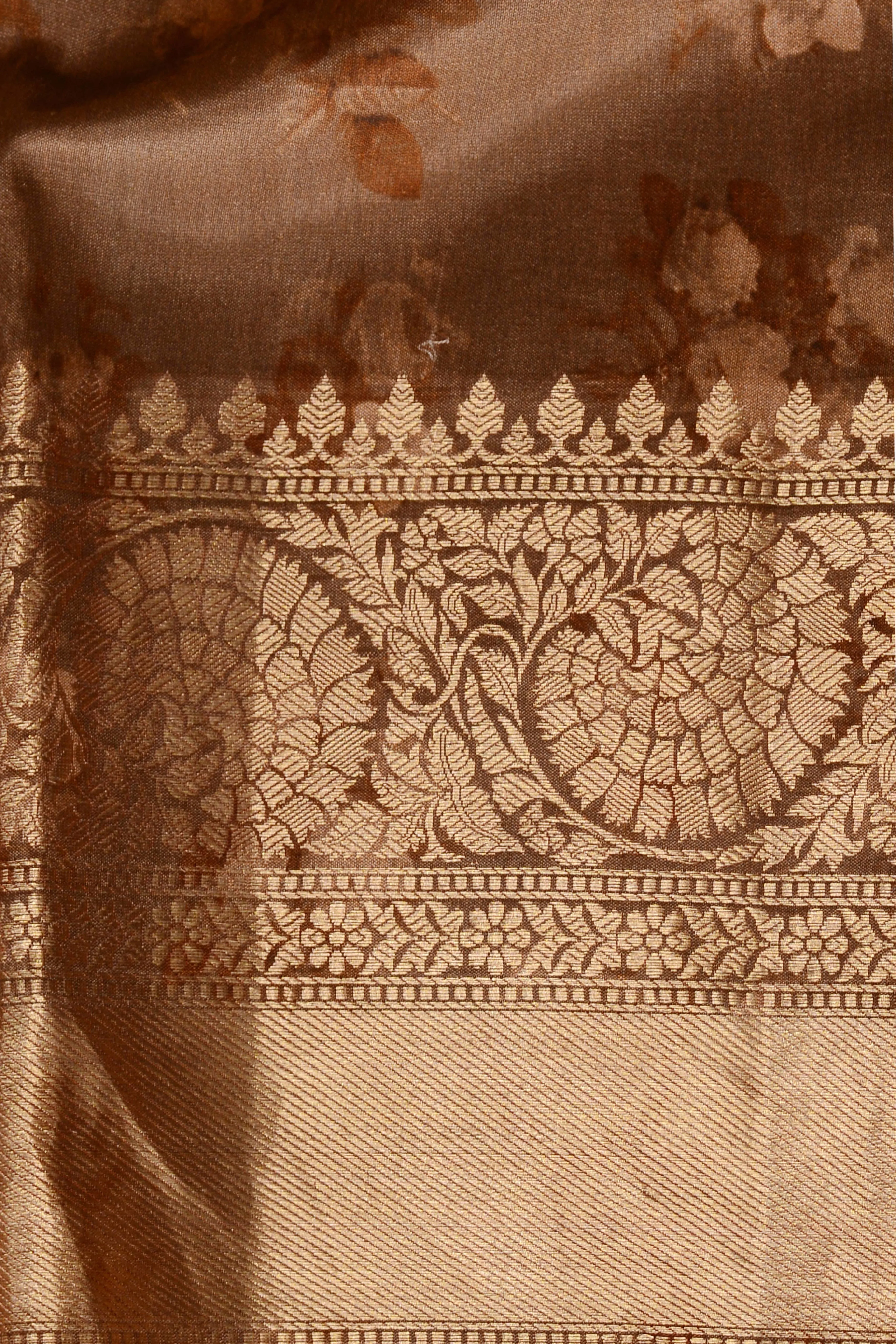 Light Brown Handloom Saree