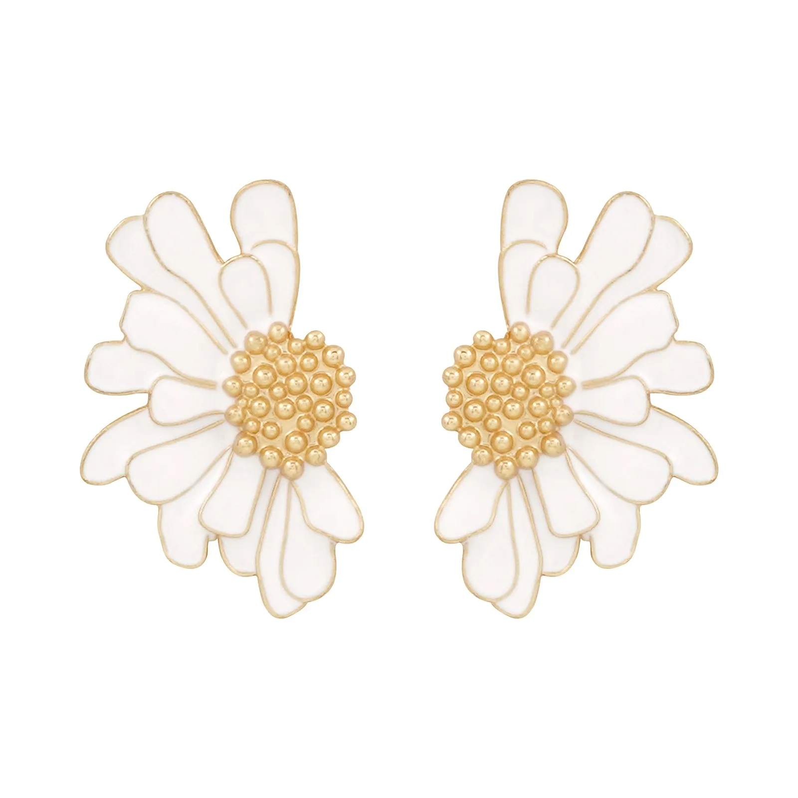 Lolanthe White Earrings