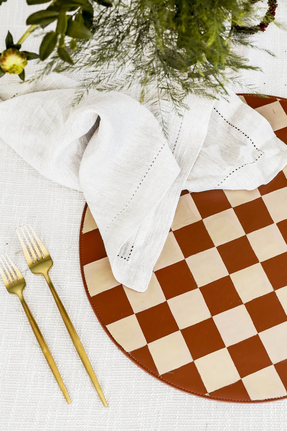 Madison Gold Brown Placemat