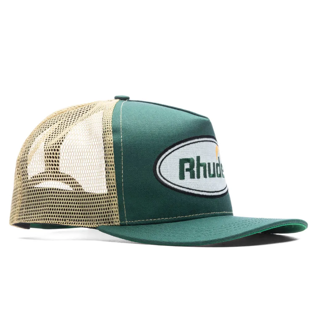 Moonlight Trucker - Green/White