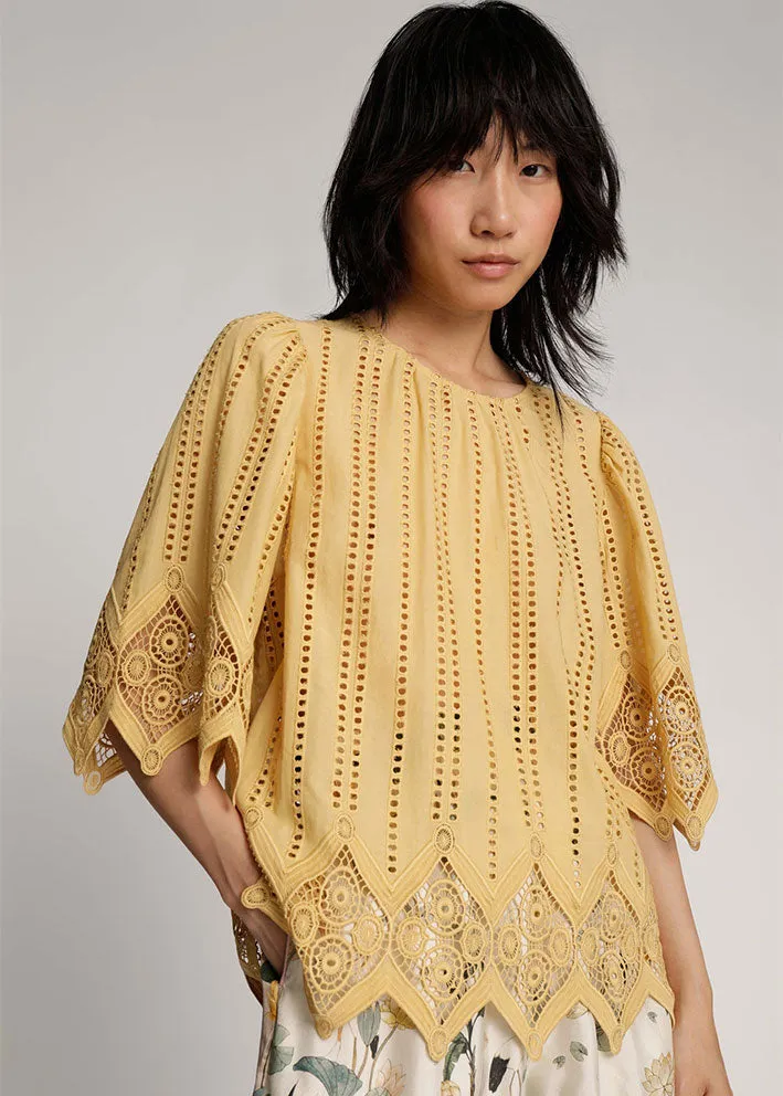 Munthe Kifu Bluse - Yellow