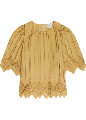 Munthe Kifu Bluse - Yellow