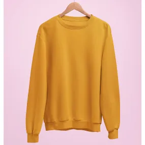 Mustard Yellow Plain Sweatshirt