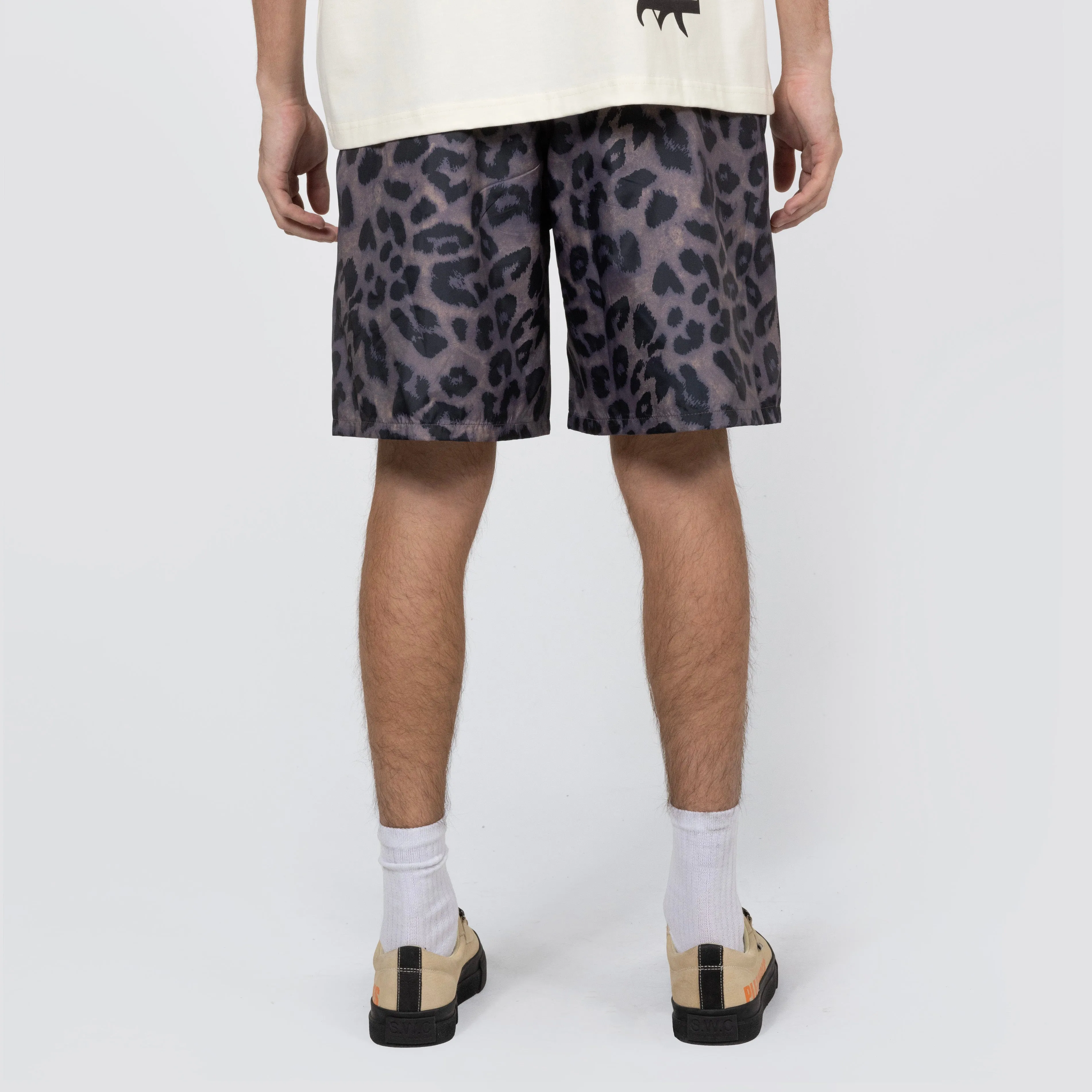 Pleasures Leopard Shorts - Brown