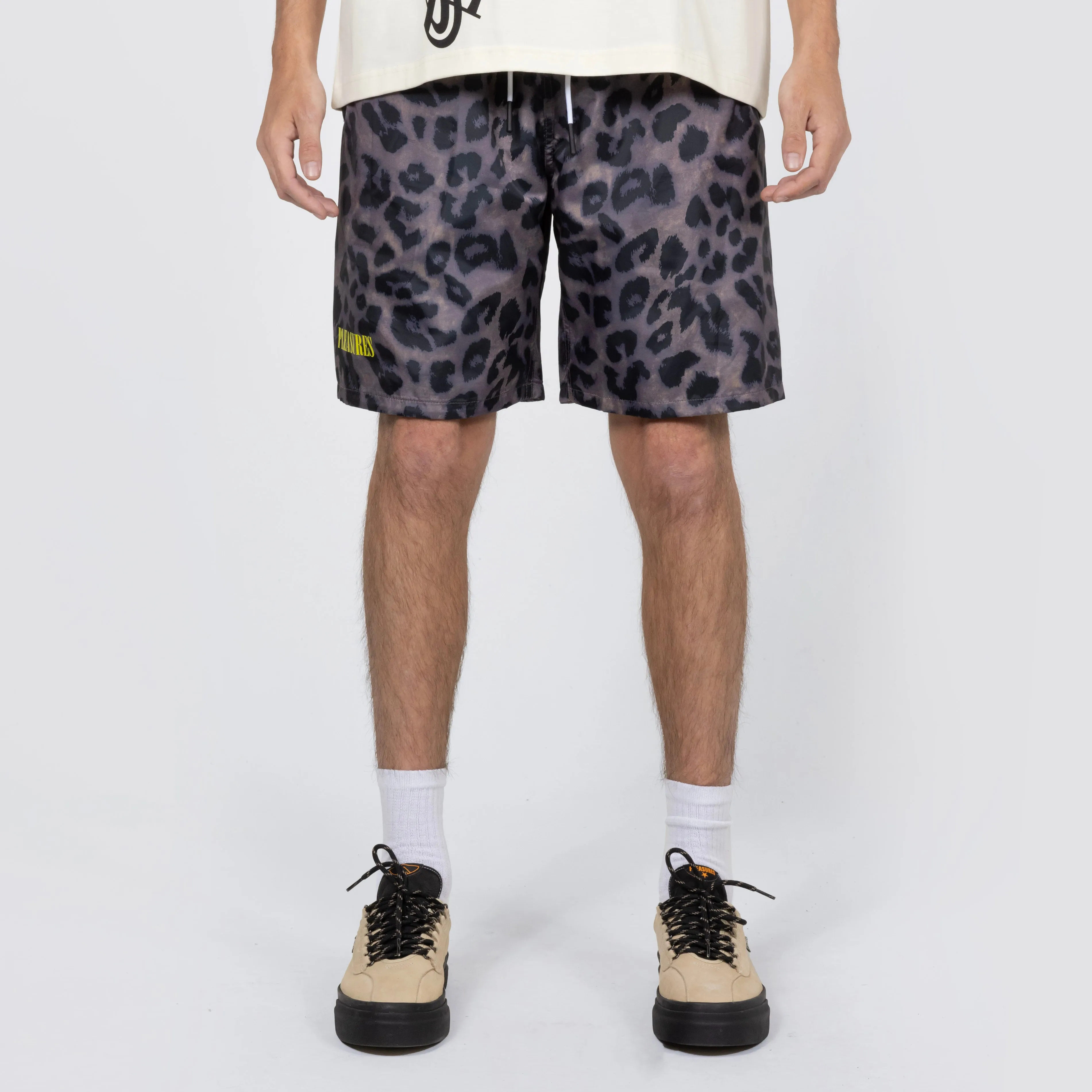 Pleasures Leopard Shorts - Brown