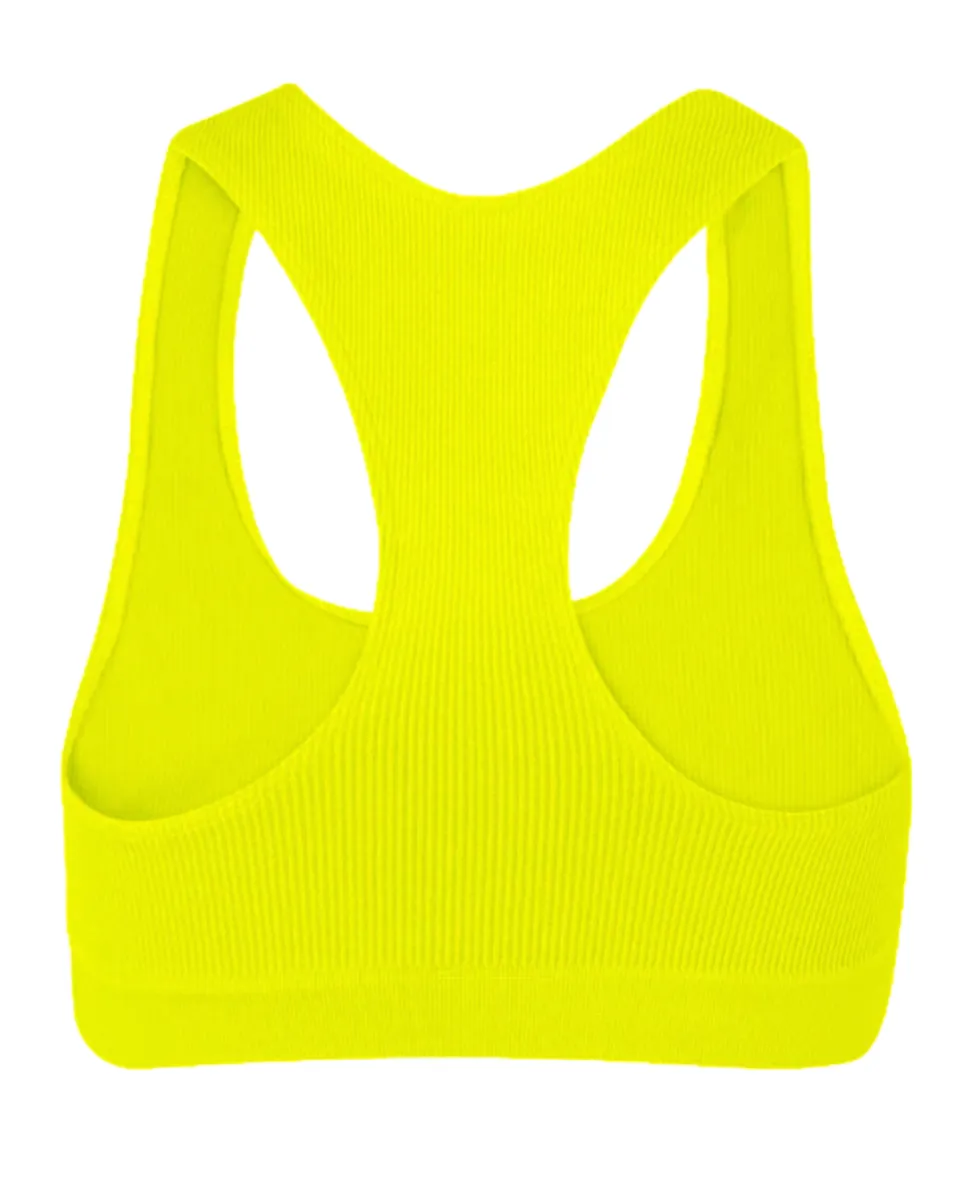 Ribbed Elated Neon Yellow