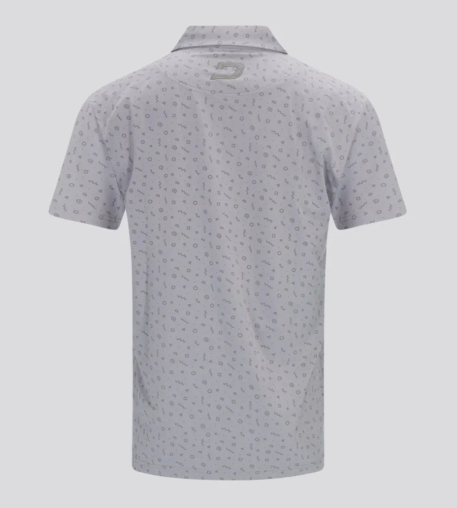 SQUIGGLE POLO - GREY